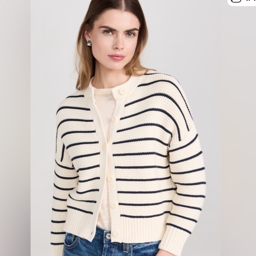 Alex Mill Nico Cardigan in Stripe XL